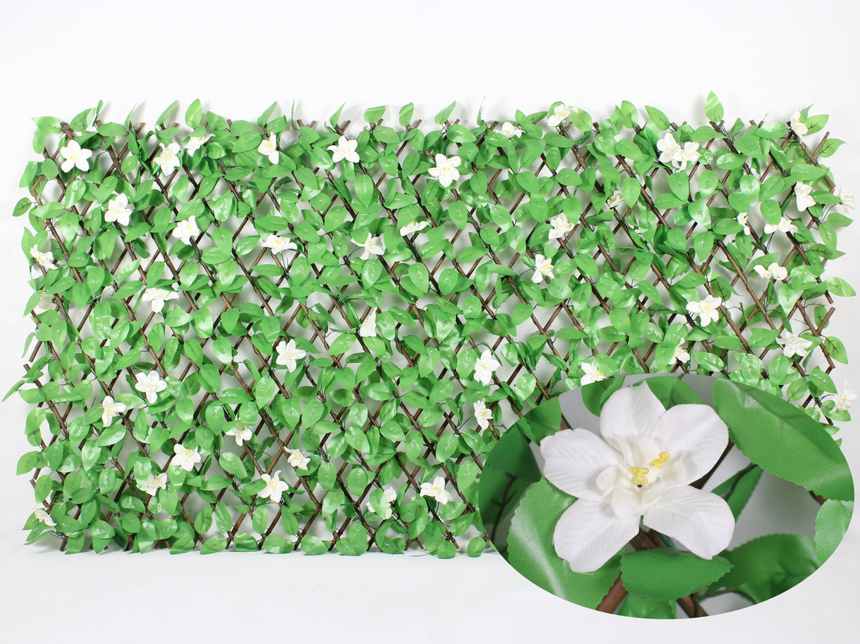 willow trellis artificial leaves