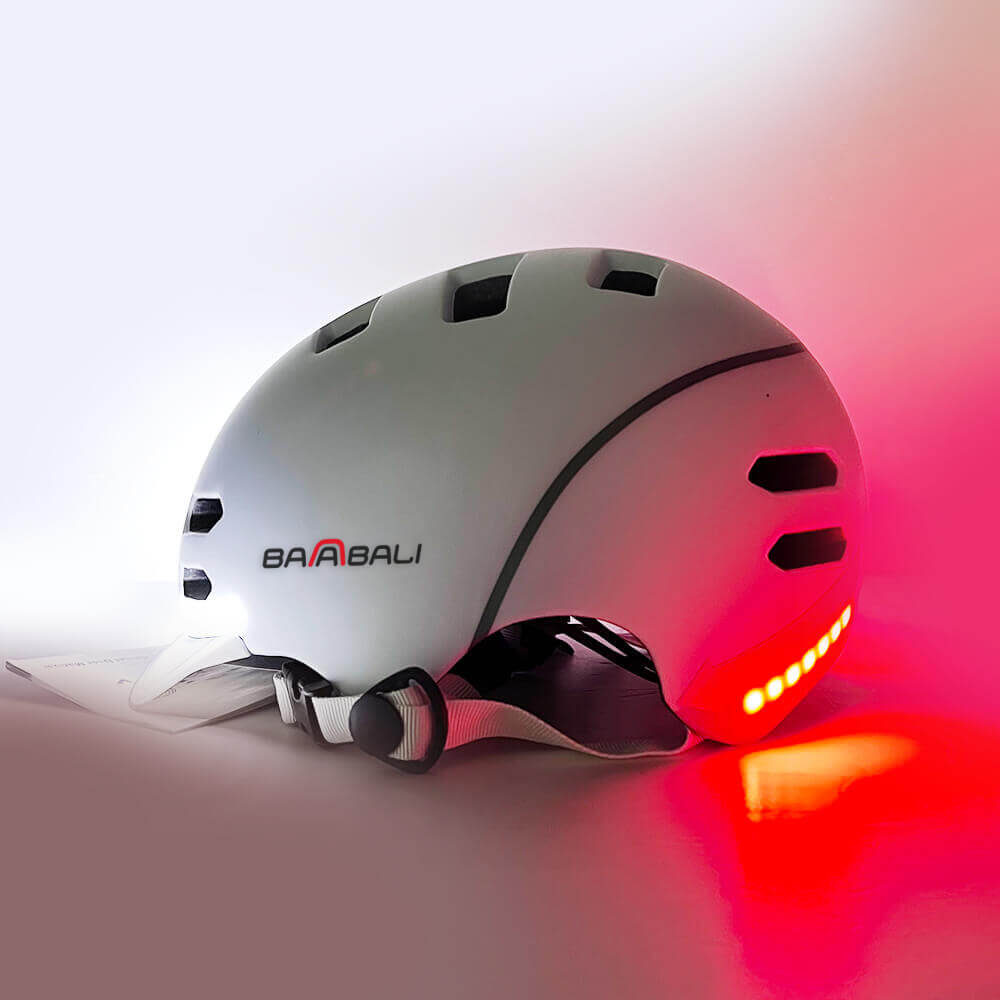 Road Smart Bike helmets with front and rear warning lights