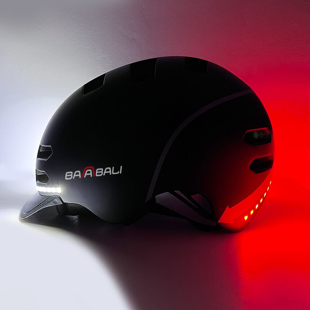 Road Smart Bike helmets with front and rear warning lights