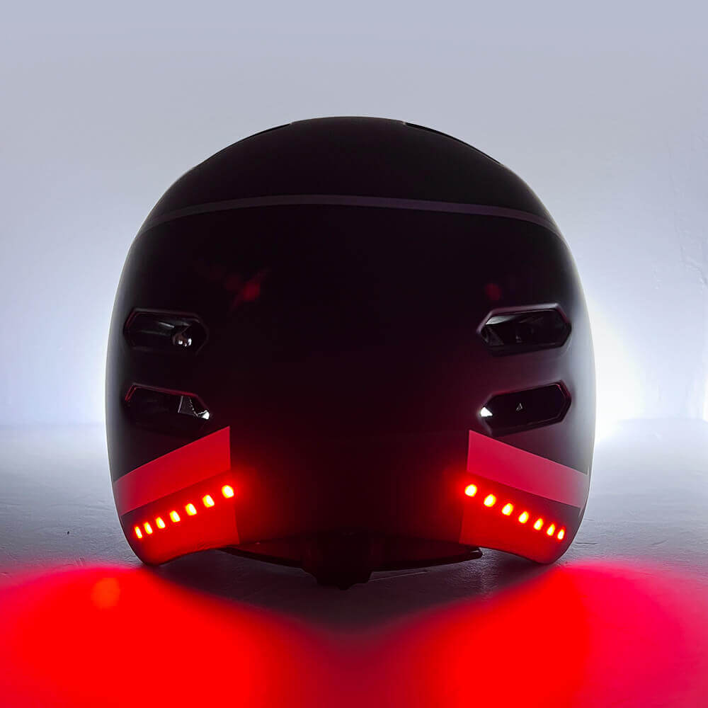 Road Smart Bike helmets with front and rear warning lights