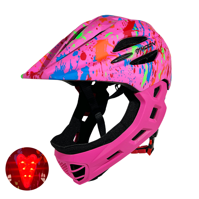 Detachable Full-Face Kids Cycling Helmet