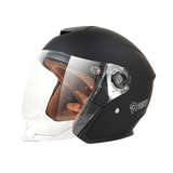DOUBLE LENS SIMPLE ¾ Motorcycle OPEN FACE HELMET