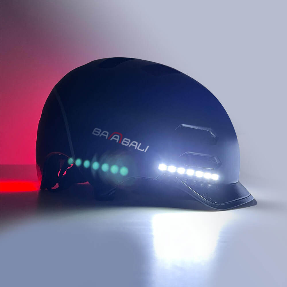 Road Smart Bike  helmets with front and rear warning lights